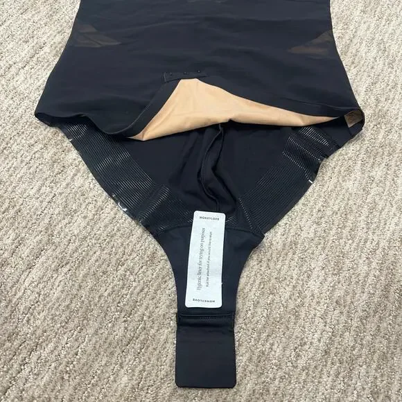 NWT Honeylove Tank Bodysuit large L black Runway brand new - Picture 11 of 14